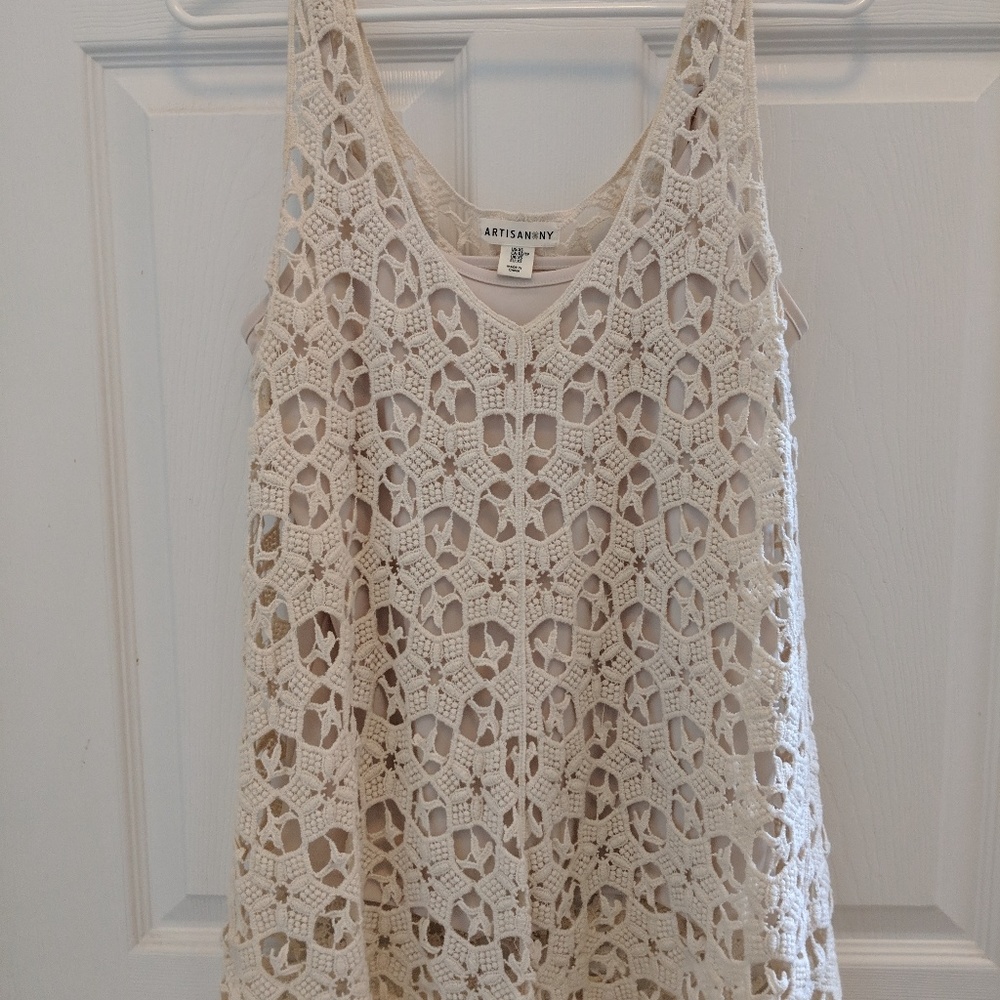 Artisan NY Crochet Tank Top - Size XS